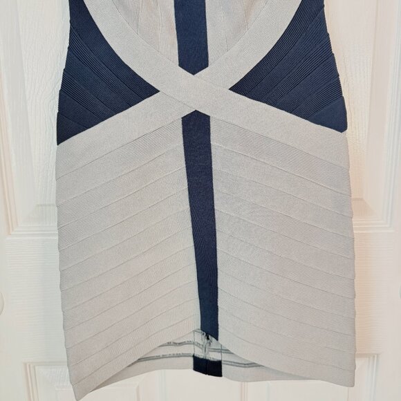 New Authentic Herve Leger Bandage Dress Small Bodycon Cocktail Y2K Party Club - Picture 3 of 10